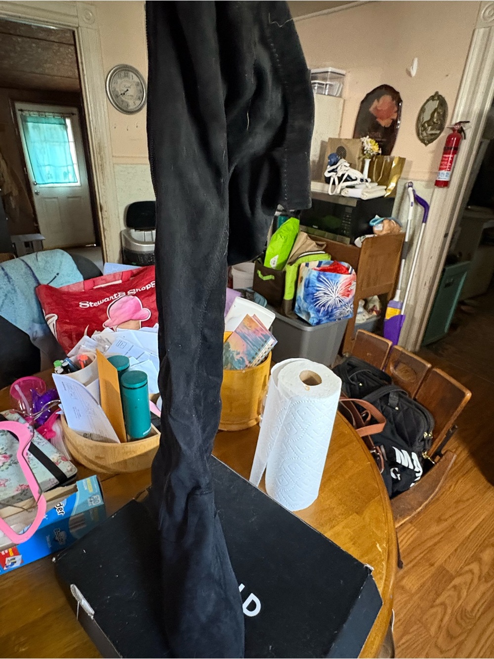 Over The Knee Black Suede Boots